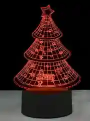 Зеленый светильник-ночник 3D, LED мишка, светодиодный