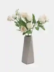Молочный букет искусственных цветов "Мелкие розы"