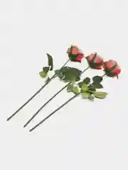 Кораллово-розовый искусственные цветы "Роза", 3 штуки
