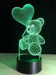 Конфетный светильник-ночник 3D, LED мишка, светодиодный
