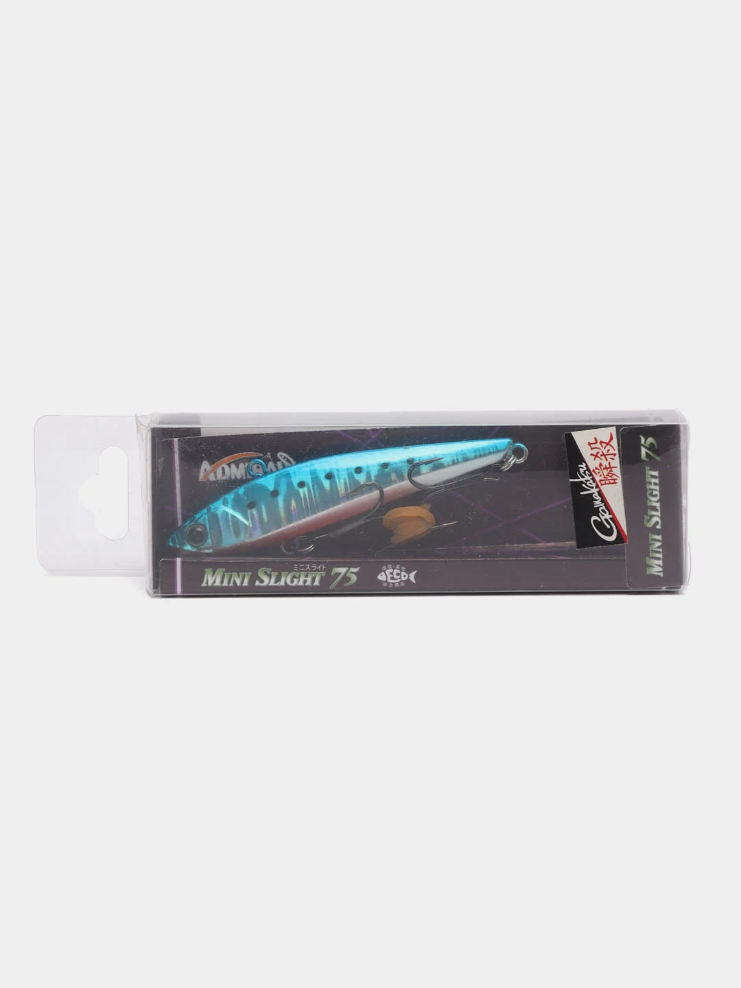 Лазурный виб Admiral Mini Slight, 75 мм, 15 г, раттлин