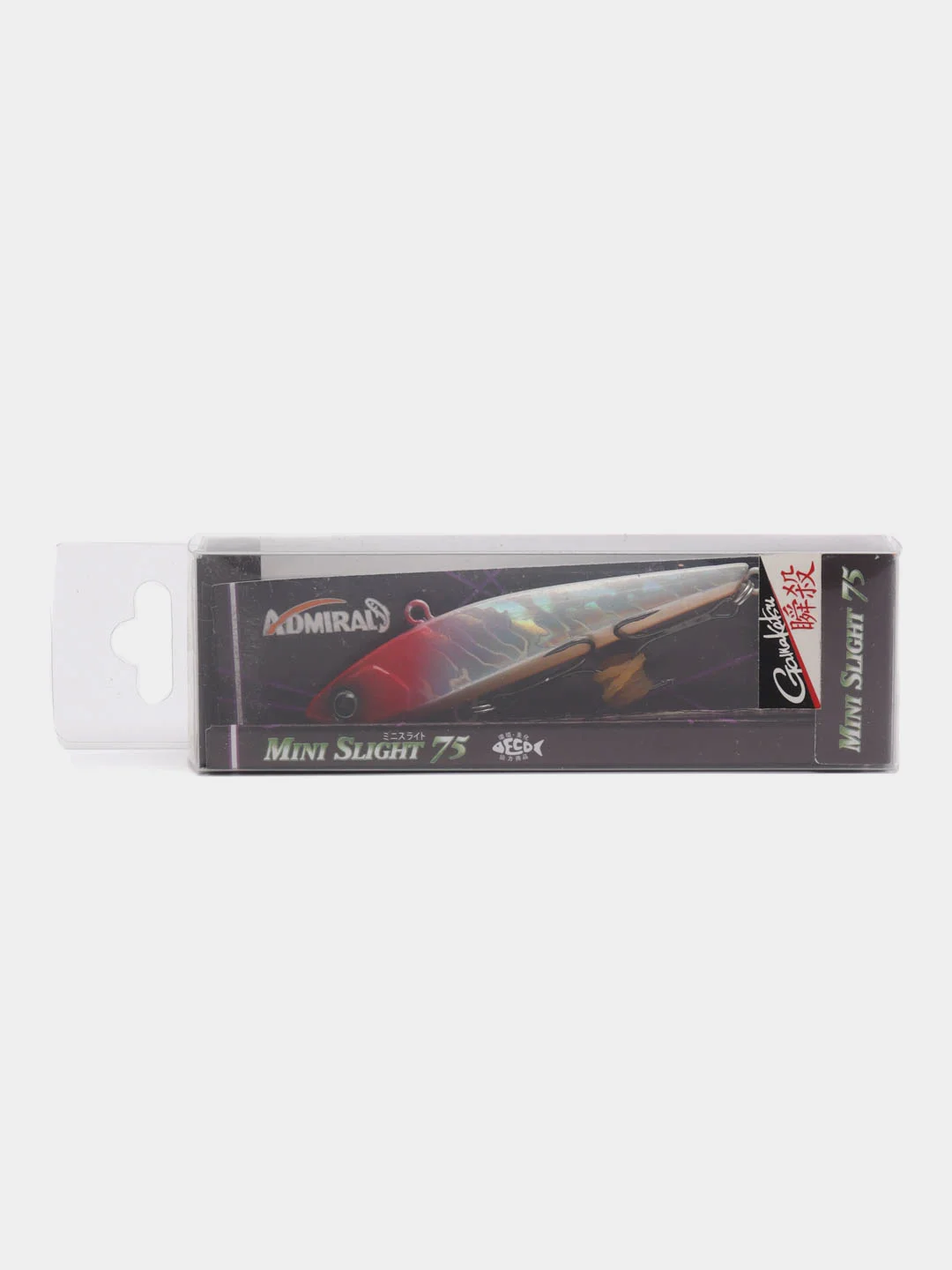 Алый виб Admiral Mini Slight, 75 мм, 15 г, раттлин