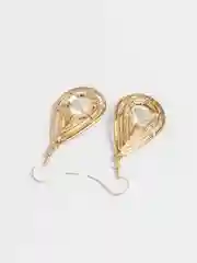 Желтый серьги жемчужно-золотая коллекция