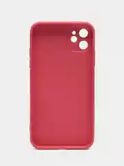 Фуксия чехол для iPhone 11 / 12 / 13 Pro Max, Айфон, с закаленным стеклом на задней панели