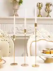 Новогодний металлический подсвечник, 3шт, канделябр, светильник