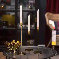 Новогодний металлический подсвечник, 3шт, канделябр, светильник