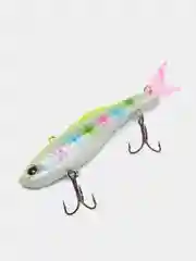 Салатовый виб Admiral Fintail Vibe 80 мм, вес 22,5 г, раттлин
