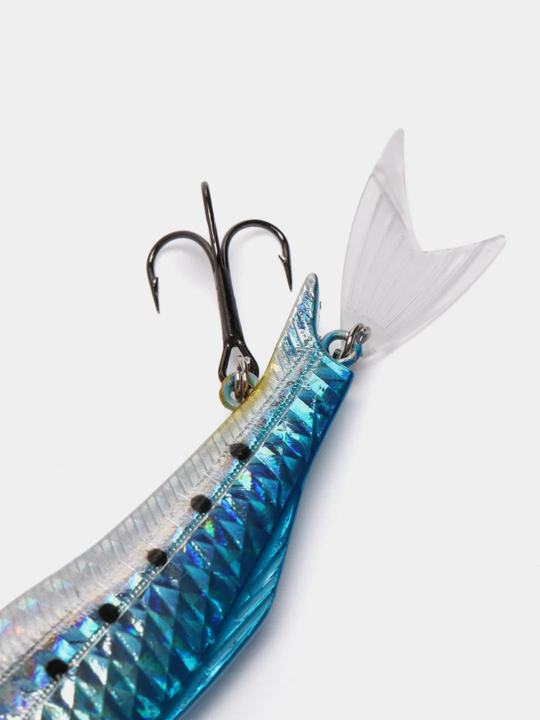 Лазурный виб Admiral Fintail Vibe 80 мм, вес 22,5 г, раттлин