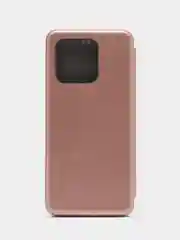 Розовый чехол-книжка для Redmi 10C / 10С NFC / Poco C40