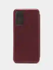 Багровый чехол-книжка для Redmi Note 11 Pro 4G / Note 12 Pro 4G