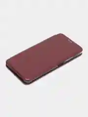 Багровый чехол-книжка для Redmi Note 11 Pro 4G / Note 12 Pro 4G