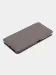 Серебряный чехол-книжка для Redmi Note 11 Pro 4G / Note 12 Pro 4G
