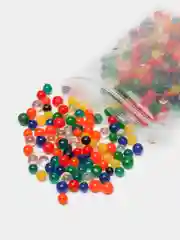 Ледяной орбизы / гидрогелевые шарики растущие / аквагрунт, 3 размера,  3-100 гр аквагрунта