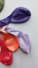 Воздушные шары, разноцветные, однотонные, 10 штук