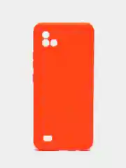 Оранжевый чехол Realme C11 2021 / Realme C20 Реалми С11 2011 / С20 силиконовый цветной матовый
