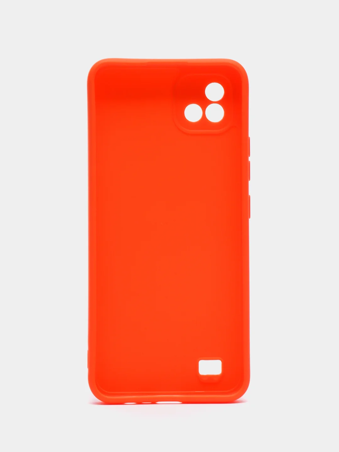 Оранжевый чехол Realme C11 2021 / Realme C20 Реалми С11 2011 / С20 силиконовый цветной матовый