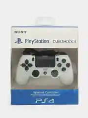 Белый беспроводной геймпад DualShock 4 v2 PS4