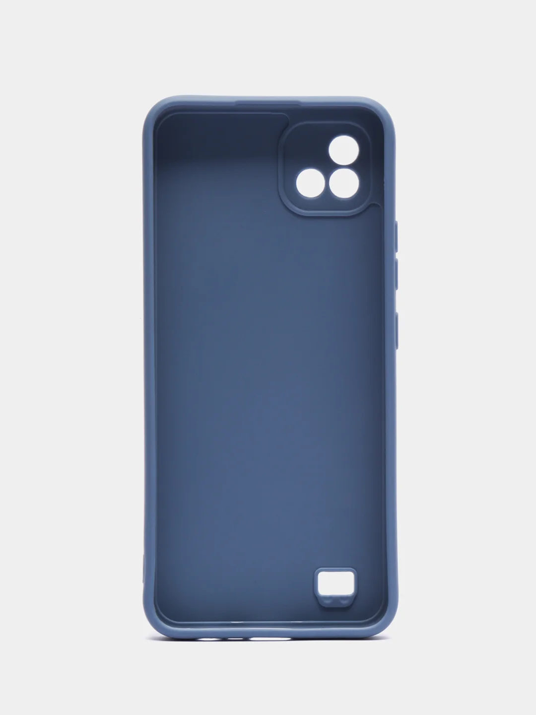 Синий меланж чехол Realme C11 2021 / Realme C20 Реалми С11 2011 / С20 силиконовый цветной матовый