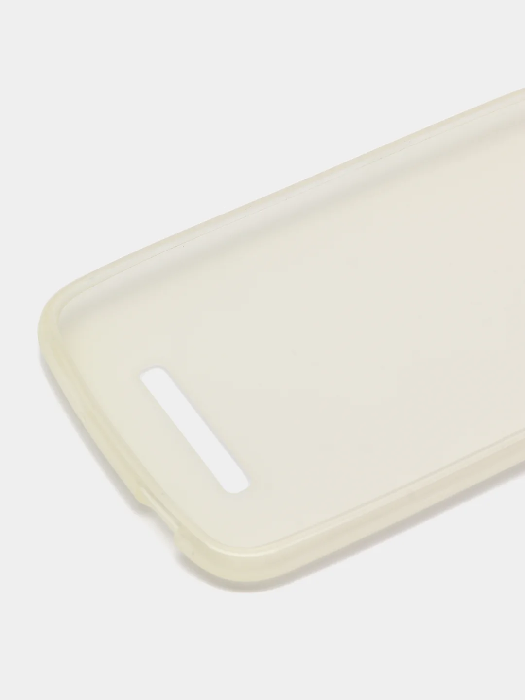 Белый чехол-накладка на Alcatel One Touch 7050 POP S9, силиконовый