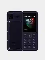 Синий мобильный телефон BQ 2454 Ray, 1800 мАч, влагозащита, ударопрочный, с камерой