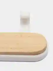 Белый крючок настенный