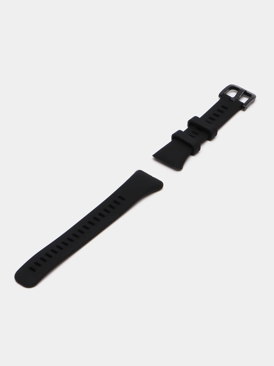Черный силиконовый ремешок для Huawei Band 6, Honor Band 6
