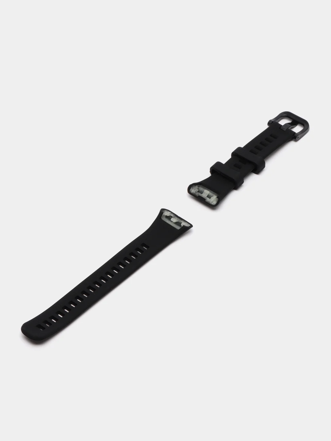 Черный силиконовый ремешок для Huawei Band 6, Honor Band 6