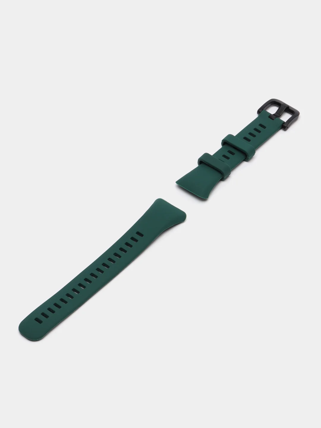 Зеленый силиконовый ремешок для Huawei Band 6, Honor Band 6