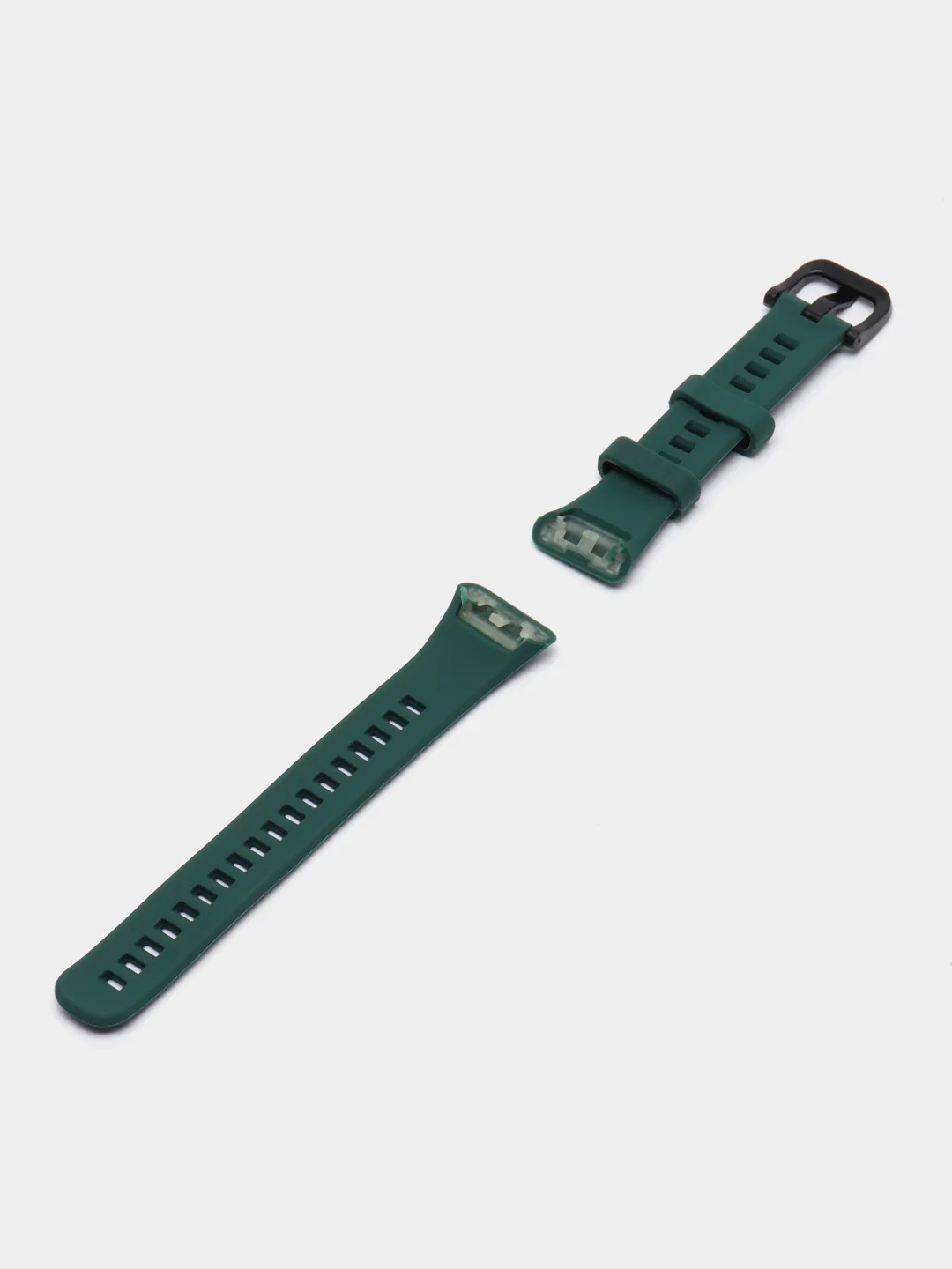 Зеленый силиконовый ремешок для Huawei Band 6, Honor Band 6