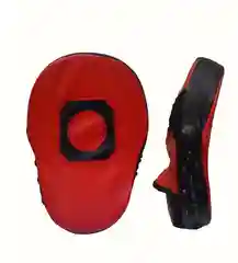 Красный лапы боксерские изогнутые 26х20х5см (2шт)