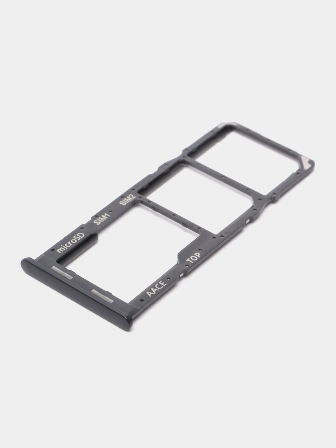 Черный держатель SIM для Samsung A01, A10, A12, A13, A20, A40, S8, S9 Plus, J330, A51, A21s, A50
