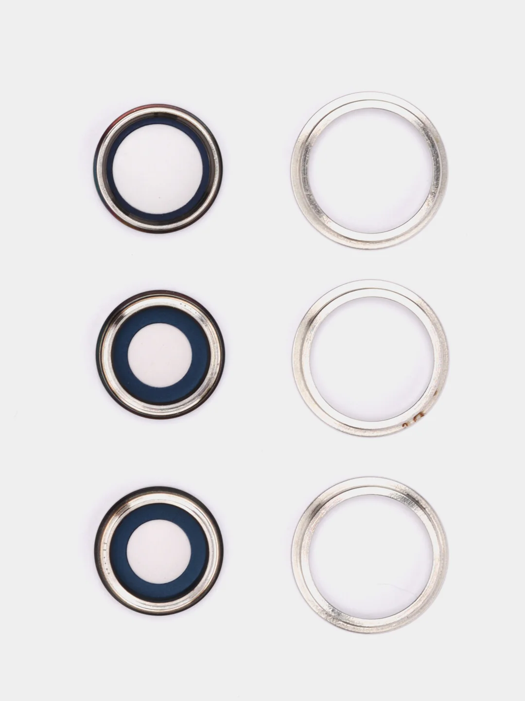 Серебряный стекло камеры для iPhone 7 / 7 Plus / 11 / 11 Pro / 11 Pro Max / X / XS / XS Max