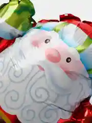 Алый воздушные шарики фольгированные Новогодние 12" /Карамелька/Снежинка/Дед Мороз