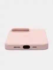 Розовый чехол для Apple iPhone 13 Pro, Silicone Case MagSafe