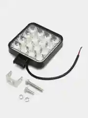 Белый led ФСО МИНИ Лампа автомобильная. Фара светодиодная (48Вт /вспышки ФСО ) авто свет