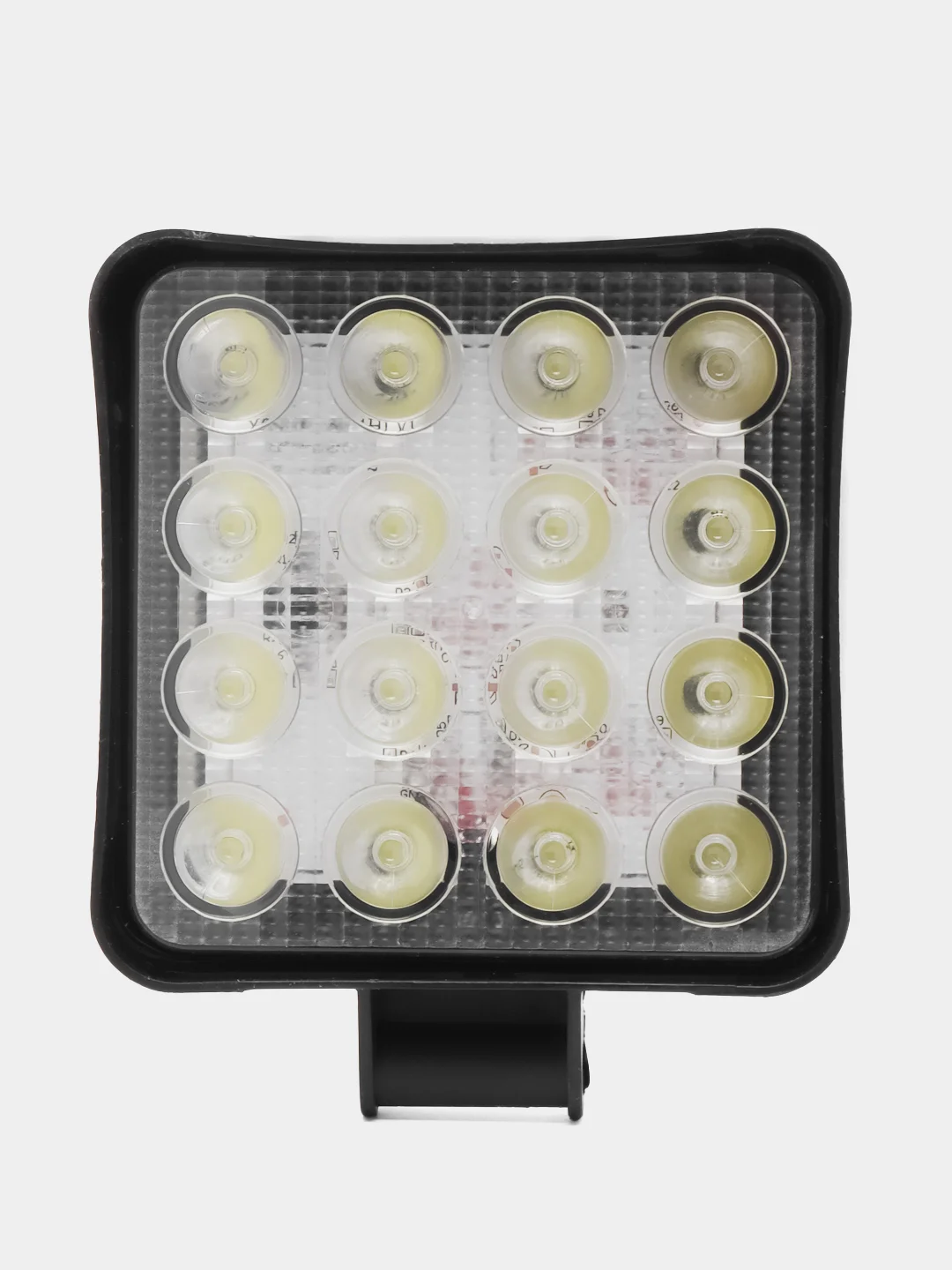 Серый линзованная вспышка ФСО LED, Стробоскоп для авто, светодиодная лампа 11х11 см (1 - 4 шт)