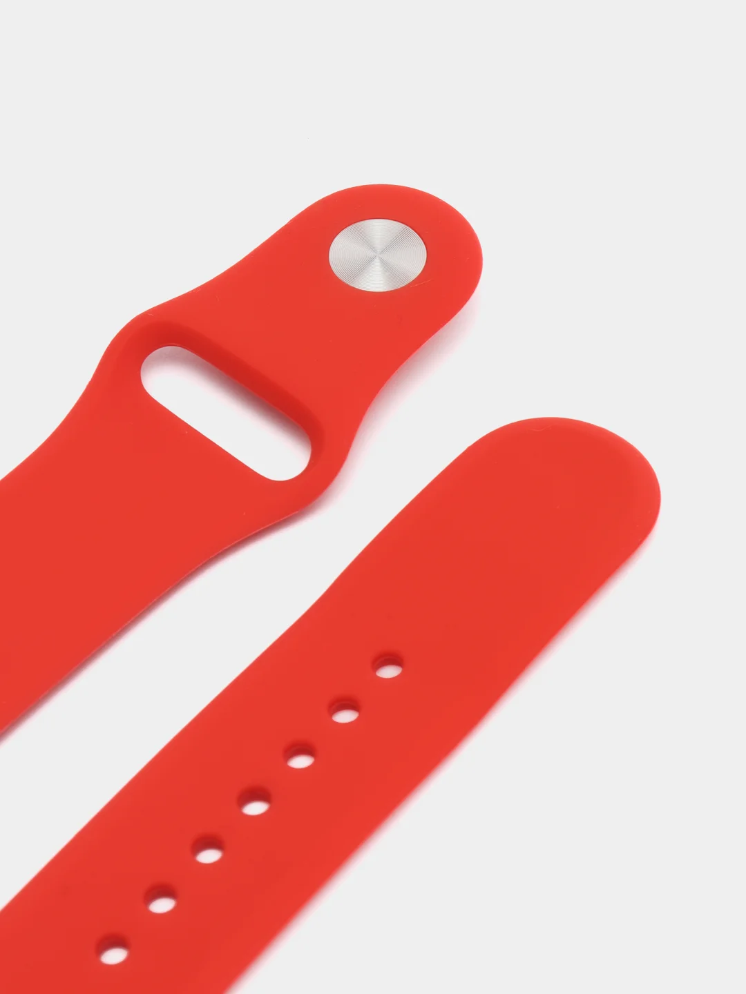Красный ремешок для часов Apple Watch X22 Pro, X7, X7 Pro, T200 Plus, M16, HW22, силиконовый