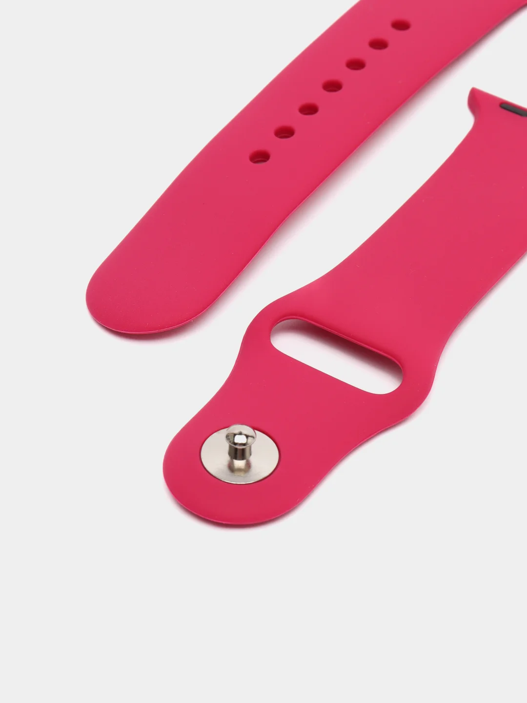 Фуксия ремешок для часов Apple Watch X22 Pro, X7, X7 Pro, T200 Plus, M16, HW22, силиконовый