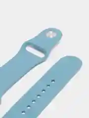 Светло-синий ремешок для часов Apple Watch X22 Pro, X7, X7 Pro, T200 Plus, M16, HW22, силиконовый