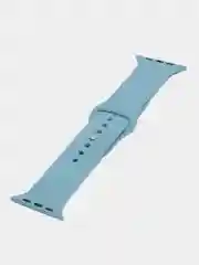 Светло-синий ремешок для часов Apple Watch X22 Pro, X7, X7 Pro, T200 Plus, M16, HW22, силиконовый
