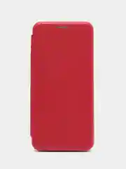 Красный чехол книжка для Realme C20 / Реалми С20 Золотой Красный Синий цвета с карманом