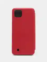 Красный чехол книжка для Realme C20 / Реалми С20 Золотой Красный Синий цвета с карманом
