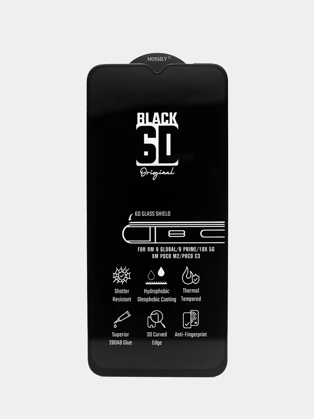 Стекло Xiaomi 11T/11T Pro, Redmi A1+/6/6A/7A/8/8A/9/9T/9A/9C/10A/10C Mossily 6D