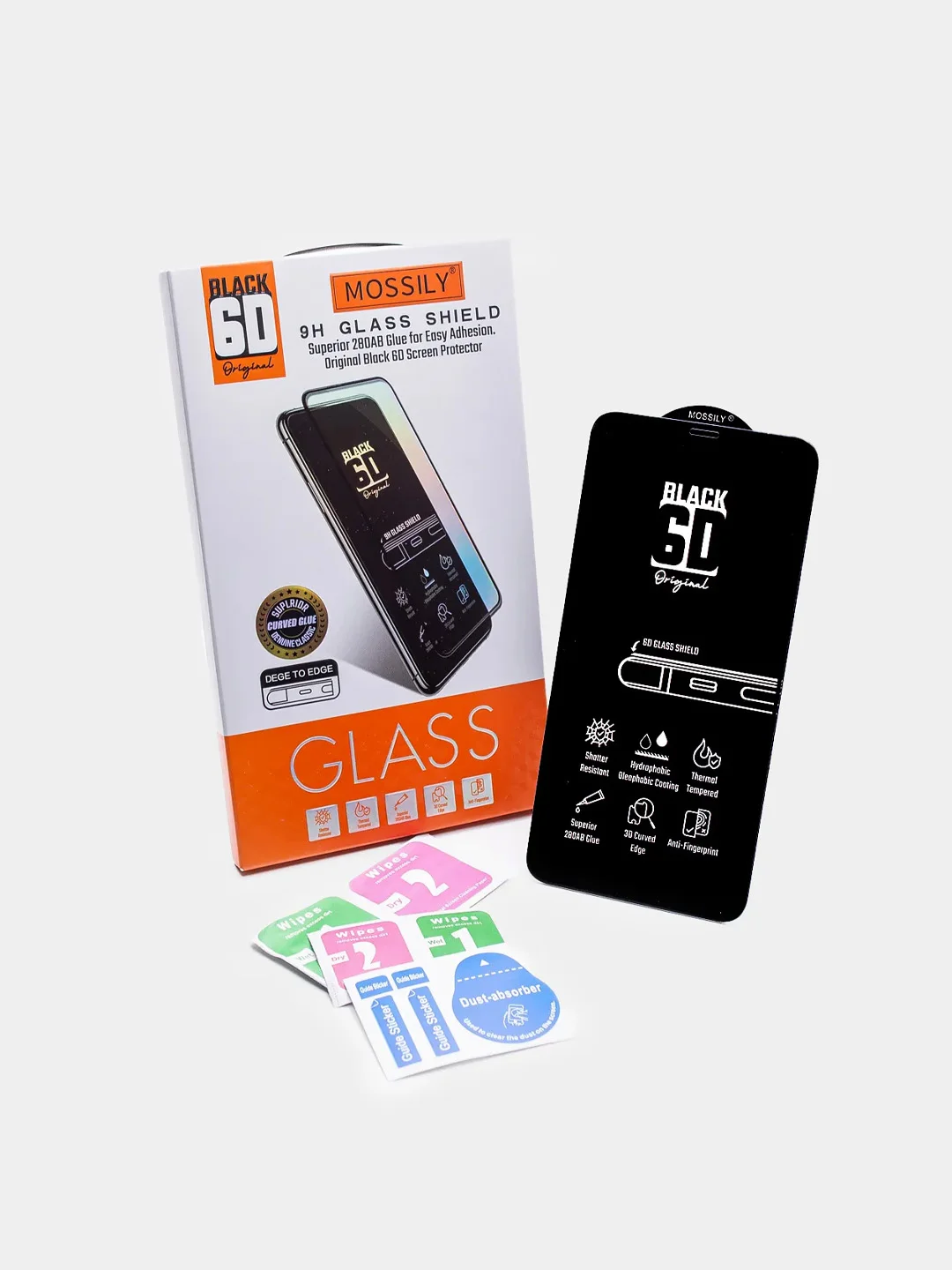 Стекло Xiaomi 11T/11T Pro, Redmi A1+/6/6A/7A/8/8A/9/9T/9A/9C/10A/10C Mossily 6D