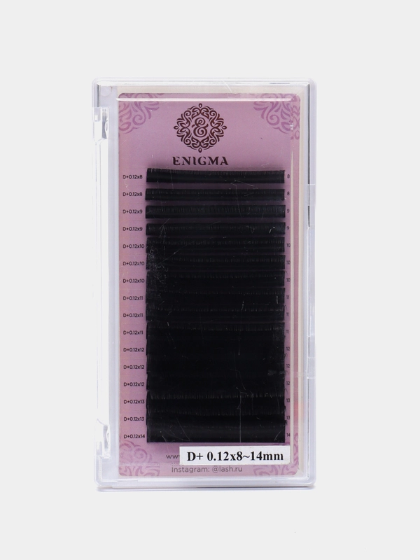 Ресницы для наращивания Enigma, миксы длин от 7 до 14 мм