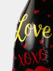 Шар в форме бутылки шампанского "Love"