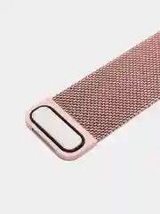 Розовый ремешок для смарт-часов Apple Watch, миланская петля, 42-44-45 мм