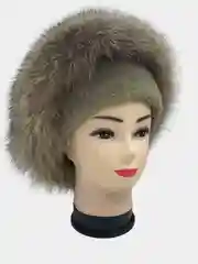 Зелёный хаки шапка женская, зимняя, четыре цвета