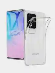 Прозрачный чехол для Samsung S22, S21, S20, S20 FE, S20 Plus, S20 Ultra, силикон