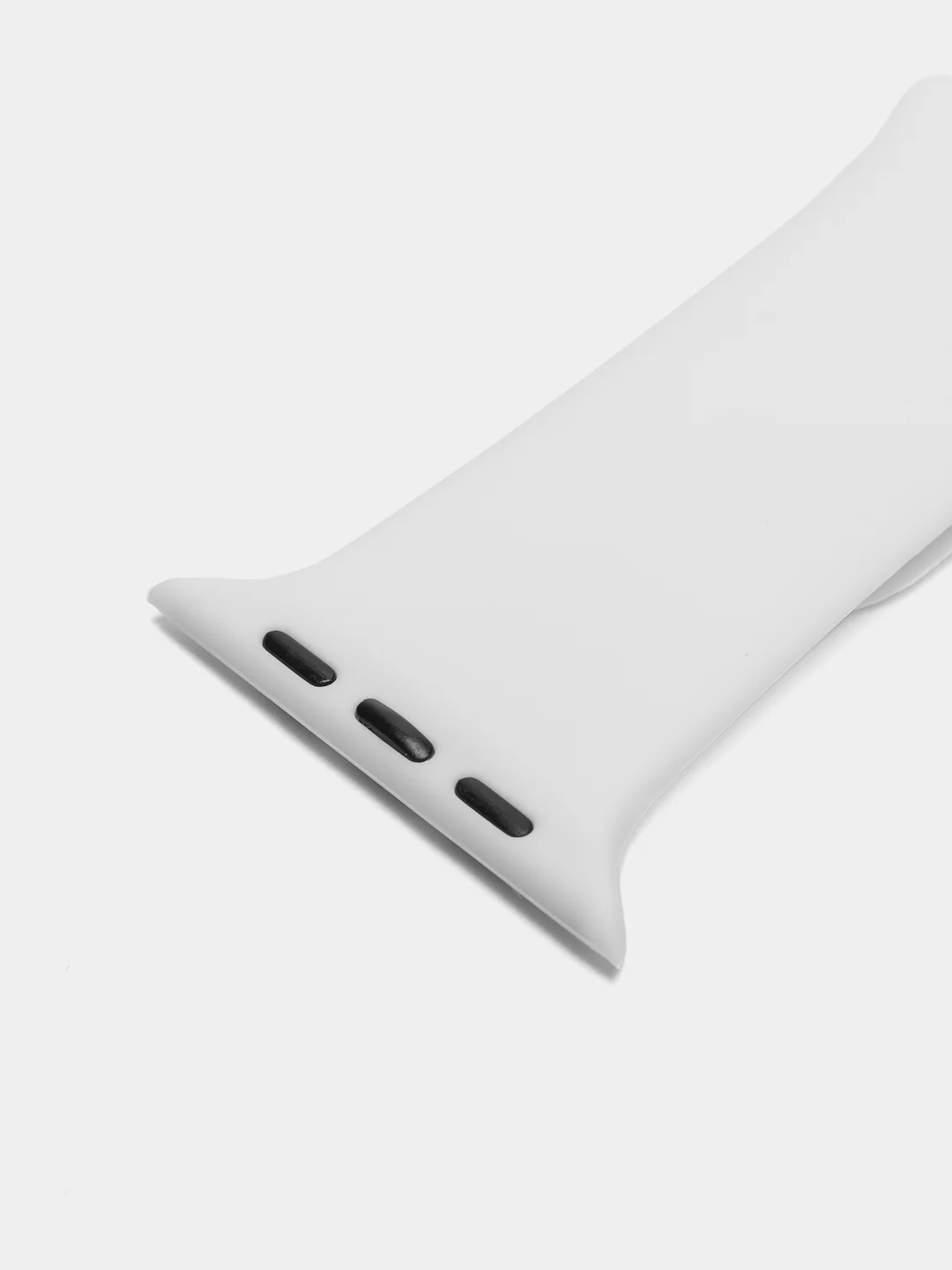 Белый силиконовый ремешок для Apple Watch 38-40-41 мм, 42-44-45 мм, размеры S, M, спортивный